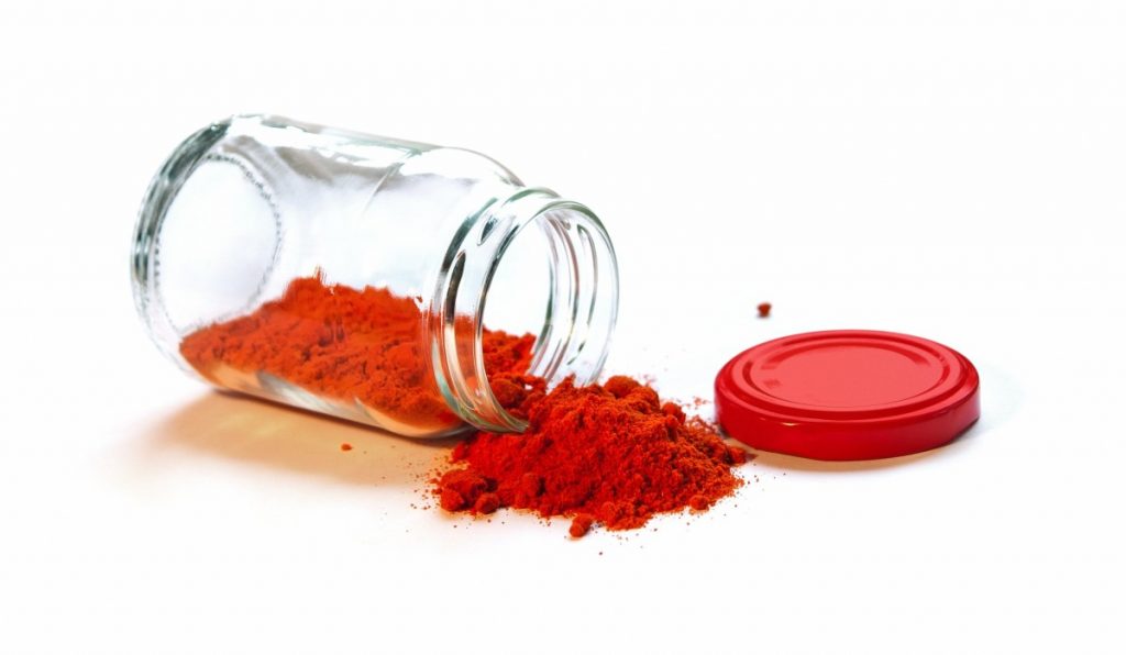 Smoked paprika in jar